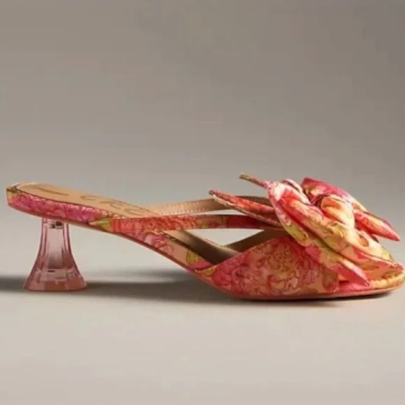 Circus by Sam Edelman Natalina Kitten Heels In Orange size 6 - Picture 1 of 4